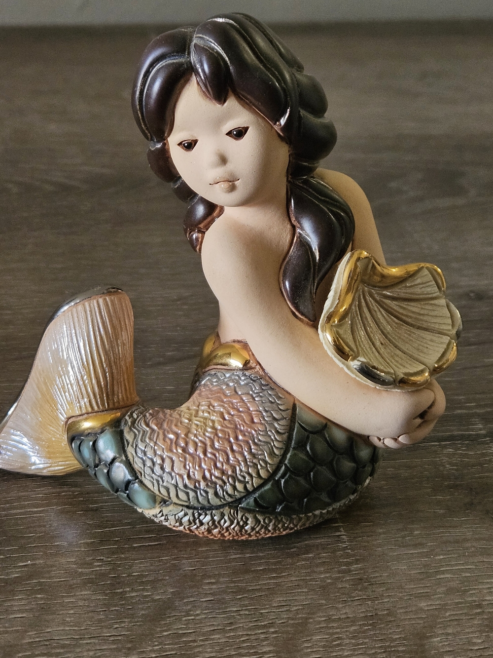 Rinconada De Rosa Handmade Fantasy Mermaid Figurine G22 Collectible Sculpture